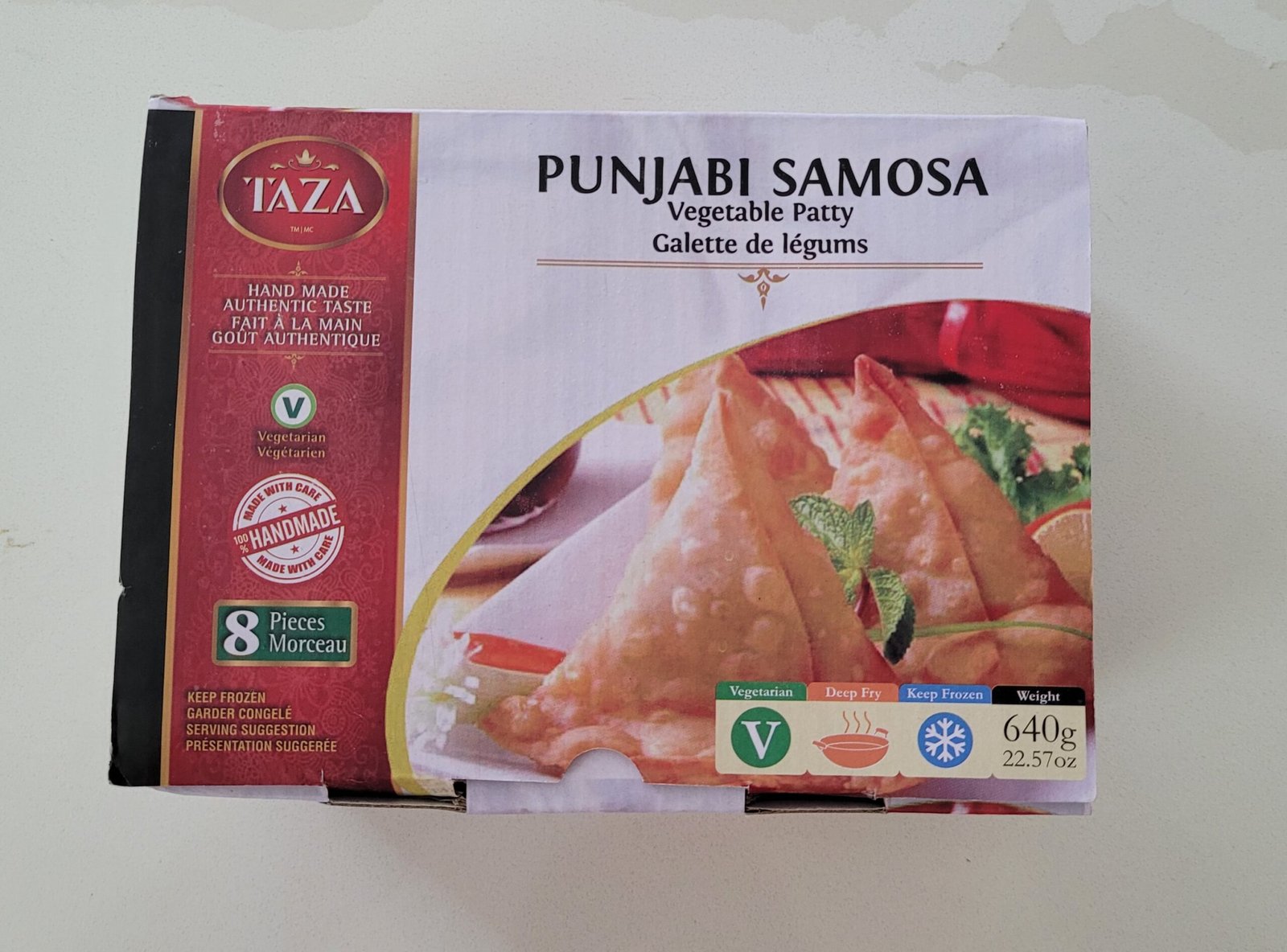 Taza Punjabi Veg. Samosa 8 pc