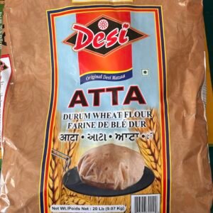 Desi Atta/Ata wheat flour-20lbs