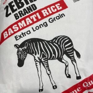Zebra Brand-extra long Basmati Rice-40lbs