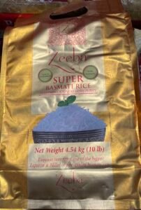 Zeeba Super Basmati Rice-10lbs