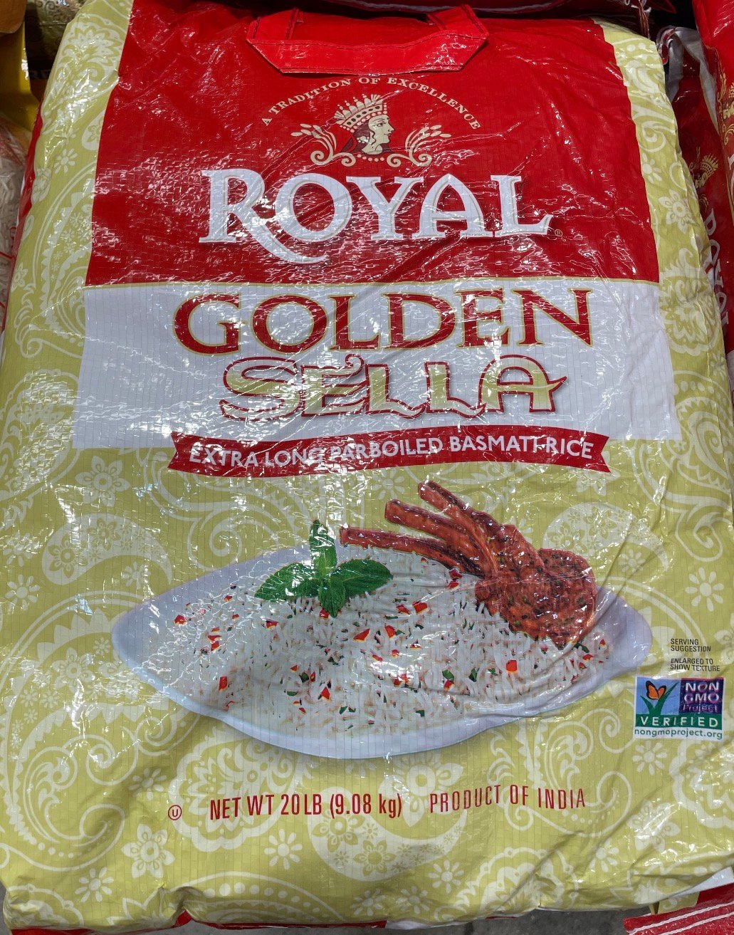 Royal GOLDEN SELLA Basmati Rice-20lbs